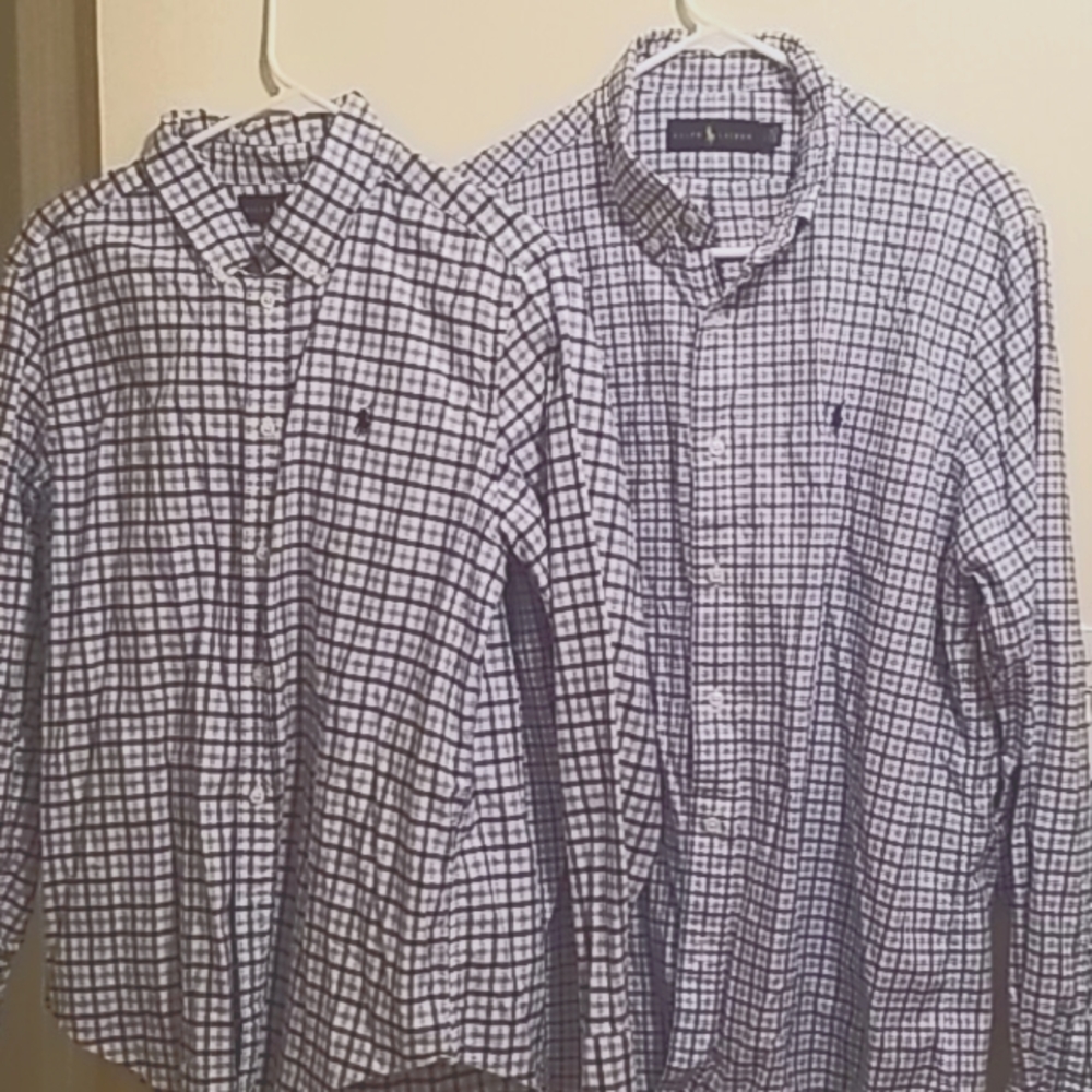 Mens long sleeve shirts and belt combo